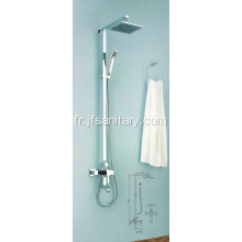 Mélangeur de douche en laiton pour salle d&#39;eau avec grande douche à effet pluie
